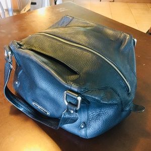 Cole Haan purse, soft black pebbled leather